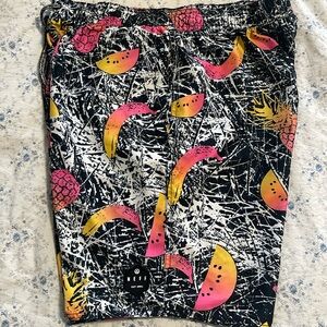 B0852 Neff Short banana- pineapple - watermelon design - Medium